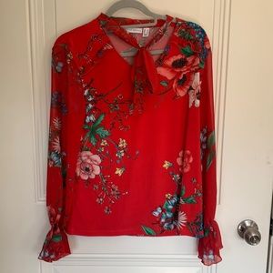Beautiful bright floral blouse